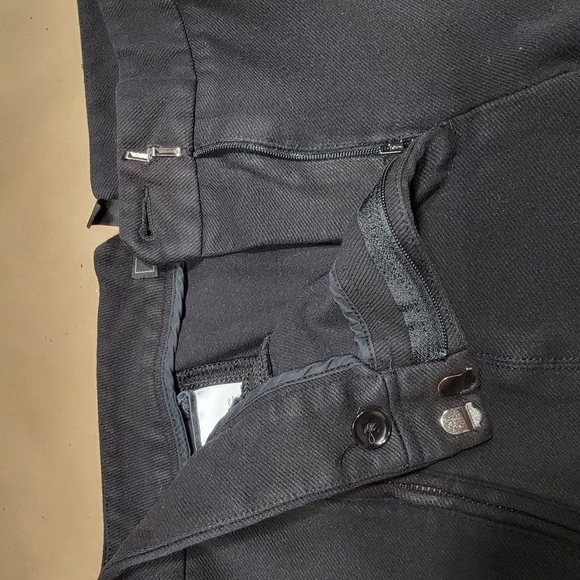 BCBGMaxAzria Size M Washed Black Stretch Leggings / Pants - Picture 12 of 15